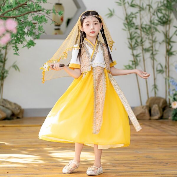 The Uygur ethnic group clothing for customize name student team performance dress - Image 6