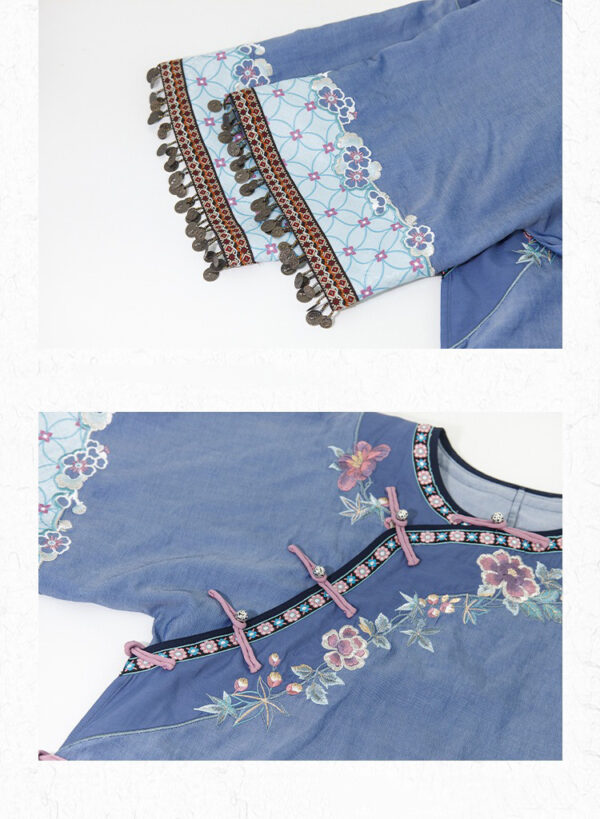 New Ethnic Minority Clothing Women's Traditional Miao Clothing Chinese Hanfu Dress - Image 14